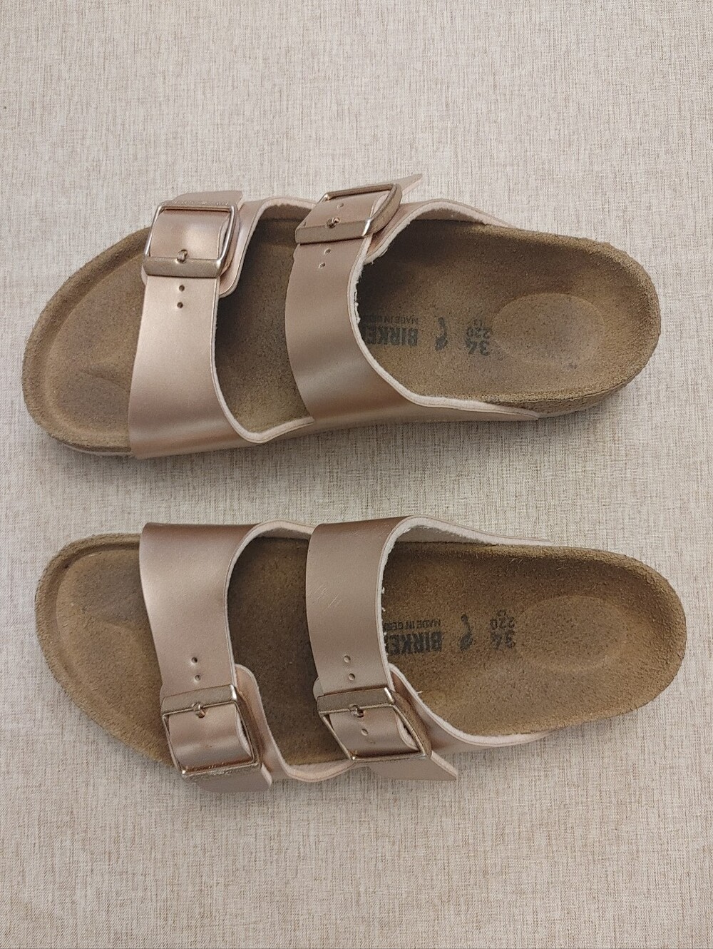 Birkenstock Arizona Kids In Electric Metallic Copper - Picture 4 of 11